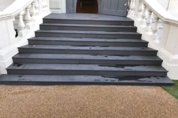 Textured-honed-black-granite-steps